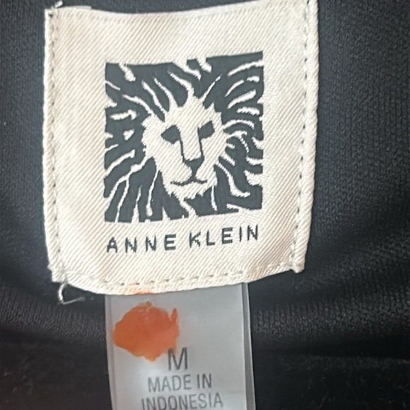 Anne Klein Black White Floral Sleeveless Surplice Wrap Midi Cocktail Dress Sz. M - Picture 5 of 17